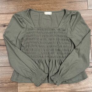 ALTAR’D STATE Women’s Green Dressy Blouse | Size Small